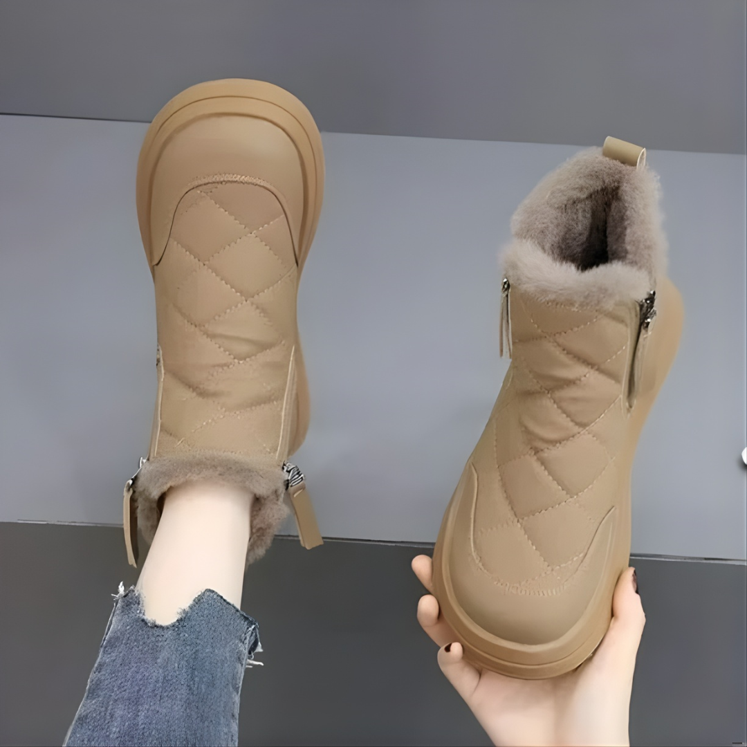 Botine de iarnă matlasate cu izolare termică maximă pentru femei®