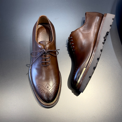 Mocasini cu talpă ergonomică din piele pentru bărbați®