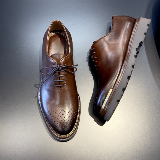 Mocasini cu talpă ergonomică din piele pentru bărbați®