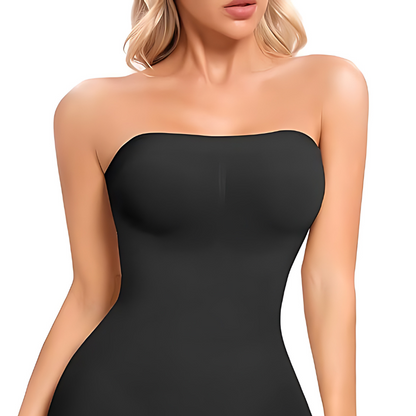 Body Modelator Fără Bretele Reductor de Abdomen