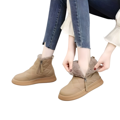 Botine de iarnă matlasate cu izolare termică maximă pentru femei®