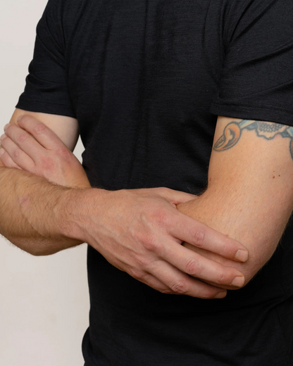 Tricou din lână merino pentru bărbați Moale, respirabil și cu croială slim fit®