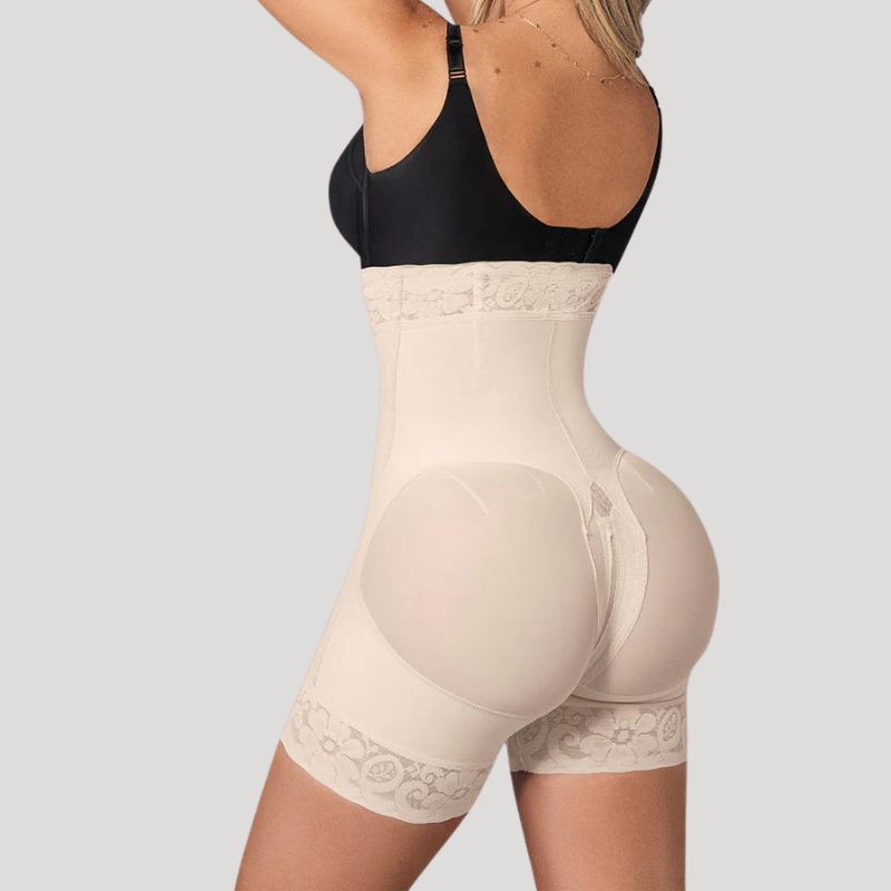 Brâu cu talie înaltă scurt cu Snaps ( OFERTĂ 2X1)