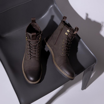 Cizme din piele pentru bărbați cu talpă antiderapantă®