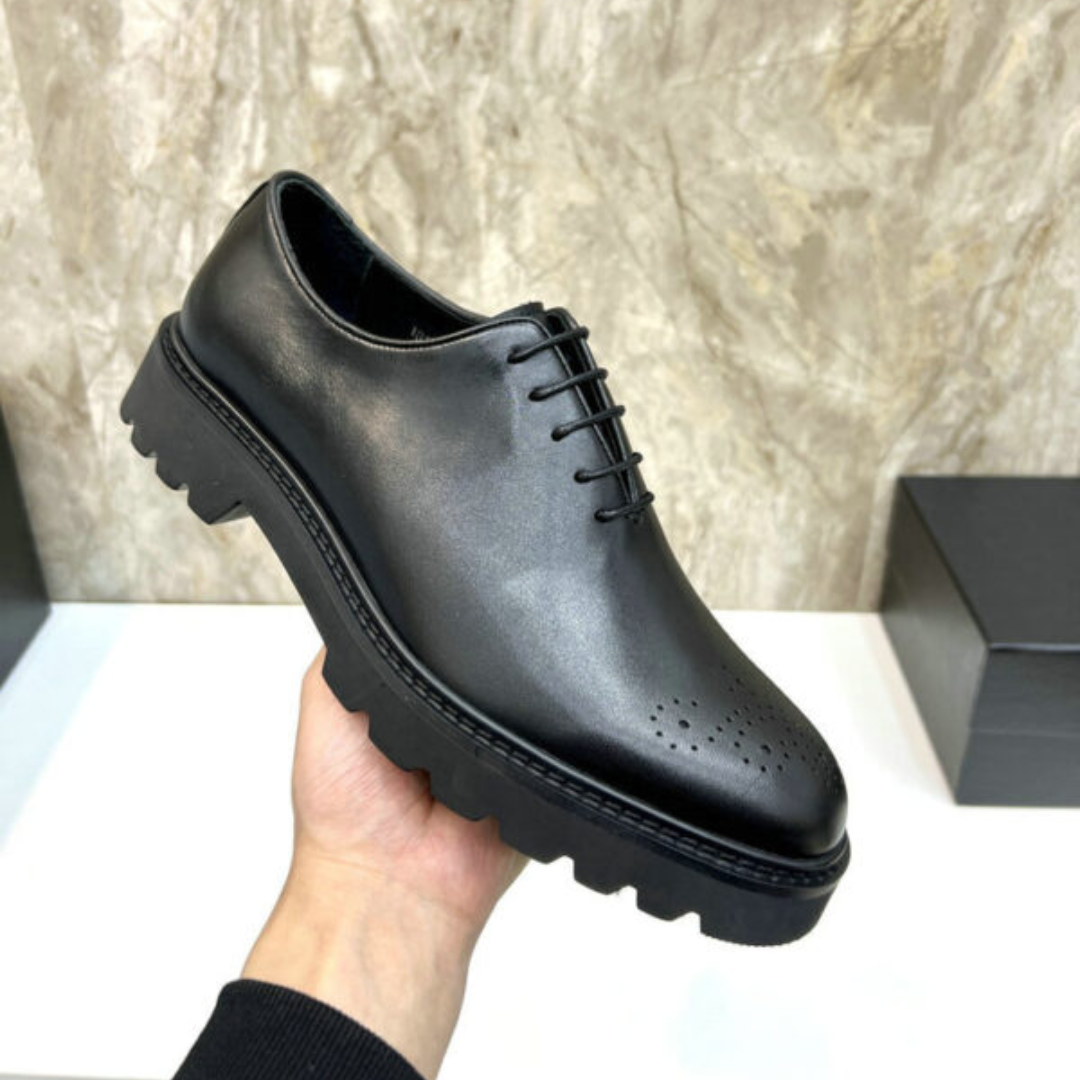 Mocasini cu talpă ergonomică din piele pentru bărbați®