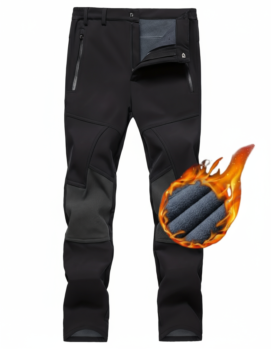 Pantaloni Impermeabile cu Căptușeală din Fleece Unisex